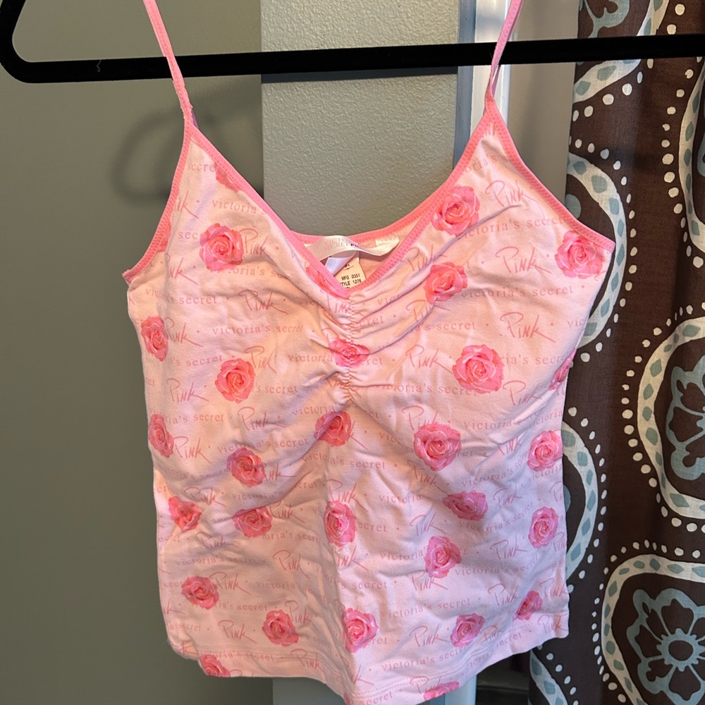 Victoria's Secret Pink Rose Print Top